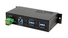 EAN 4718359118524 - EXSYS EX-1185HMVS-2 hub de interfaz USB 3.2 Gen 1 (3.1 Gen 1) Type-B 5000 Mbit/s Negro imagen 1