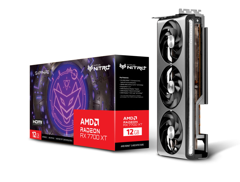 EAN 4895106294370 - Sapphire NITRO+ Radeon RX 7700 XT AMD 12 GB GDDR6 imagen 7