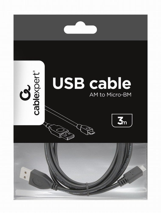 EAN 8716309082488 - Gembird CCP-MUSB2-AMBM-10 cable USB USB 2.0 3 m Micro-USB B USB A Negro imagen 4