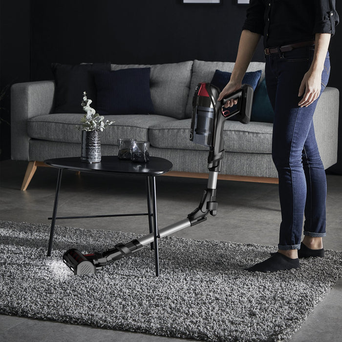 EAN 3221616048584 - Rowenta RH98A7 Aspiradora escoba 2 en 1 Batería Secar Sin bolsa 0,9 L 320 W Rojo, Gris imagen 2