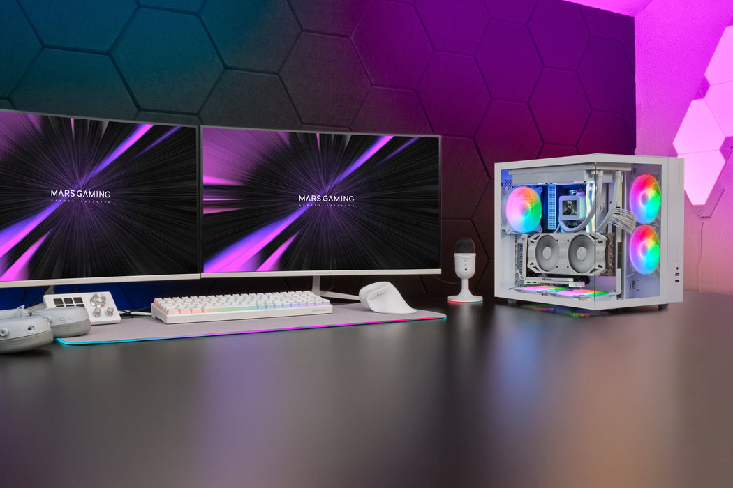 EAN 8435693110880 - Mars Gaming MCV-ONEW Midi Tower Blanco imagen 7