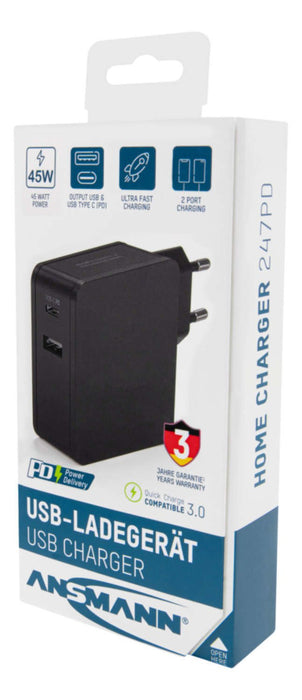 EAN 4013674161652 - Ansmann 247PD Universal Negro Corriente alterna Carga rápida Interior imagen 11