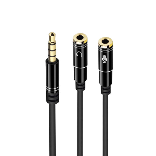 EAN 8054392619755 - Ewent EC1641 cable de audio 0,3 m 3,5mm 2 x 3.5mm Negro imagen 1