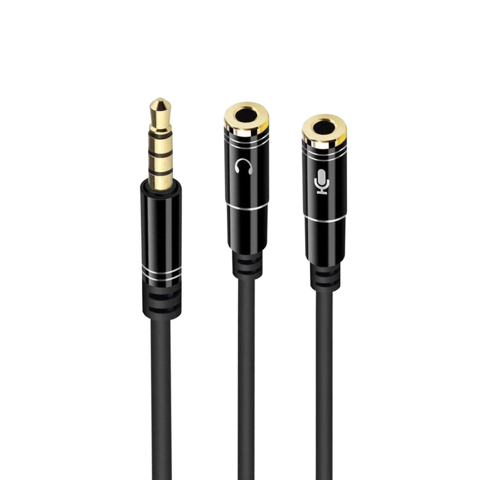 EAN 8054392619755 - Ewent EC1641 cable de audio 0,3 m 3,5mm 2 x 3.5mm Negro imagen 1