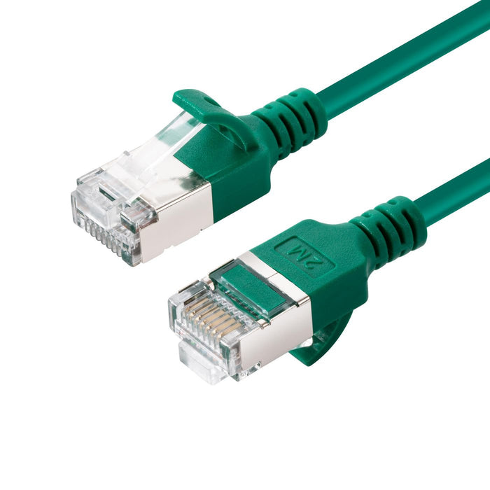 EAN 5715063027646 - Microconnect V-FTP6A03G-SLIM cable de red Verde 3 m Cat6a U/FTP (STP) imagen 1