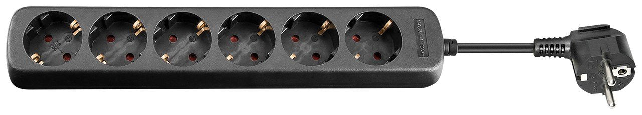 EAN 4040849960499 - Goobay 96049 base múltiple 1,5 m 6 salidas AC Interior Negro imagen 1