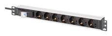 EAN 4016032501664 - Digitus DN-95439 unidad de distribución de energía (PDU) 7 salidas AC 1U Negro, Plata imagen 3