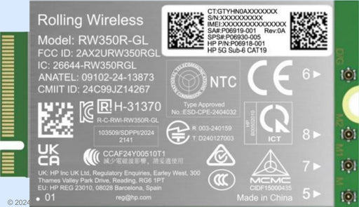 EAN 198990490243 - HP 5G Sub-6 WWAN Interno imagen 1