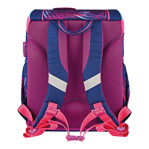 EAN 4008110347448 - Herlitz UltraLight Plus Tropical Chill juego de mochila escolar Chica Poliéster Marina, Rosa imagen 2