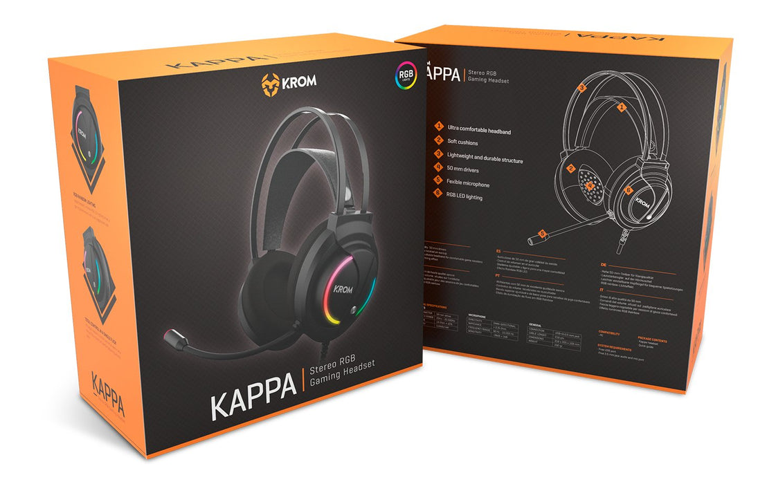 EAN 8436587970672 - Krom Kappa Auriculares Alámbrico Diadema Juego Negro imagen 11