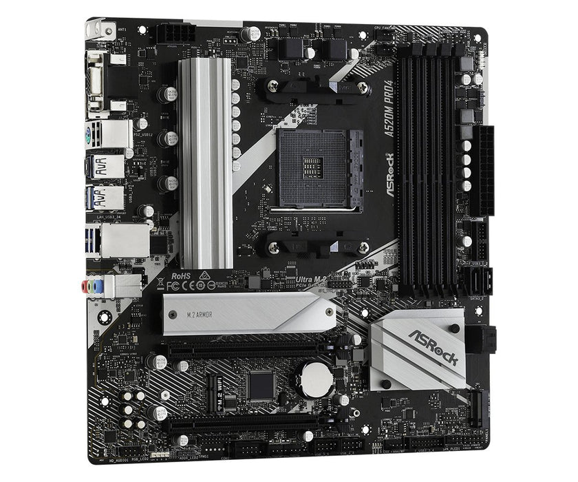 EAN 4710483932076 - Asrock A520M Pro4 Zócalo AM4 micro ATX imagen 4