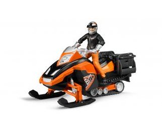 EAN 4001702631017 - BRUDER Snowmobil m. Fahrer u. Ausst.| 63101 imagen 1