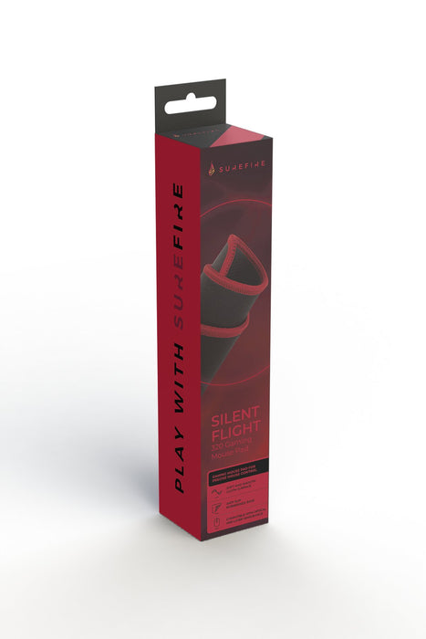 EAN 0023942488101 - SureFire Silent Flight 320 Alfombrilla de ratón para juegos Negro, Rojo imagen 5