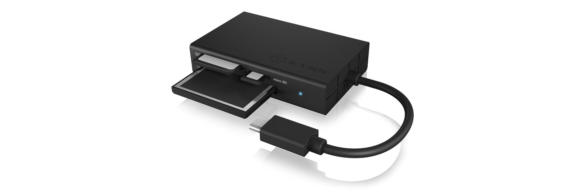 EAN 4250078167051 - ICY BOX IB-CR401-C3 lector de tarjeta USB 3.2 Gen 1 (3.1 Gen 1) Type-C Negro imagen 4