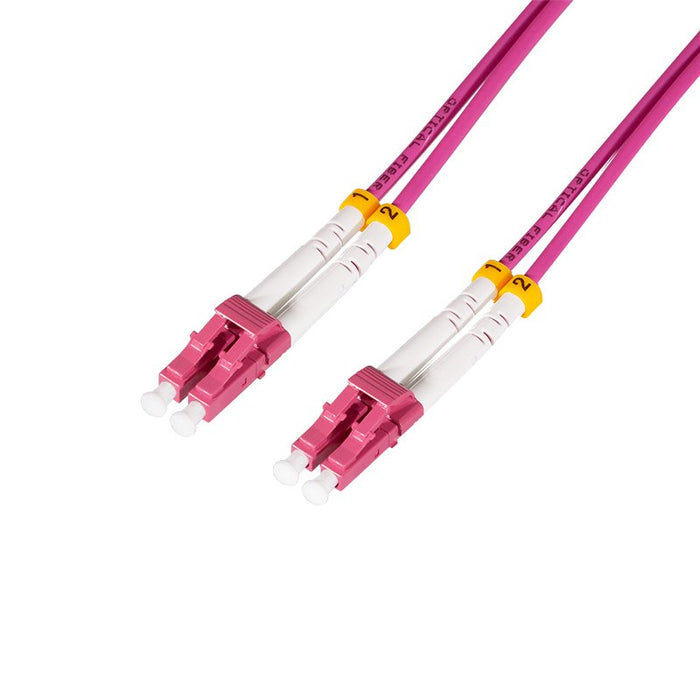 EAN 4052792072273 - LogiLink FC4LC02 Cable de fibra óptica e InfiniBand 2 m 2x LC Rosa imagen 2