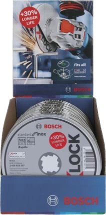 EAN 3165140947572 - Bosch X-LOCK Trennscheibe Dose 125mmStandard for Inox VPE 10STK Corte del disco imagen 1