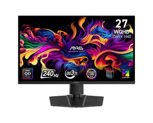 EAN 4711377286244 - MSI MAG 271QP QD-OLED X24 pantalla para PC 67,3 cm (26.5") 2560 x 1440 Pixeles Wide Quad HD Negro imagen 1