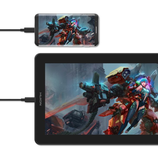 EAN 6930444801540 - HUION Kamvas 13 tableta digitalizadora Violeta 5080 líneas por pulgada 293,76 x 165,24 mm USB imagen 5