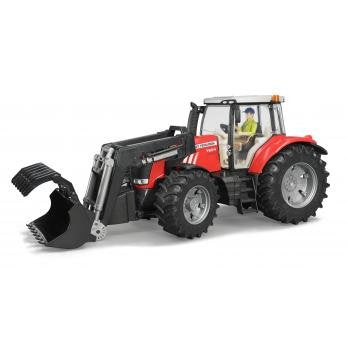 EAN 4001702030476 - BRUDER Massey Ferguson 7624 with frontloader imagen 3