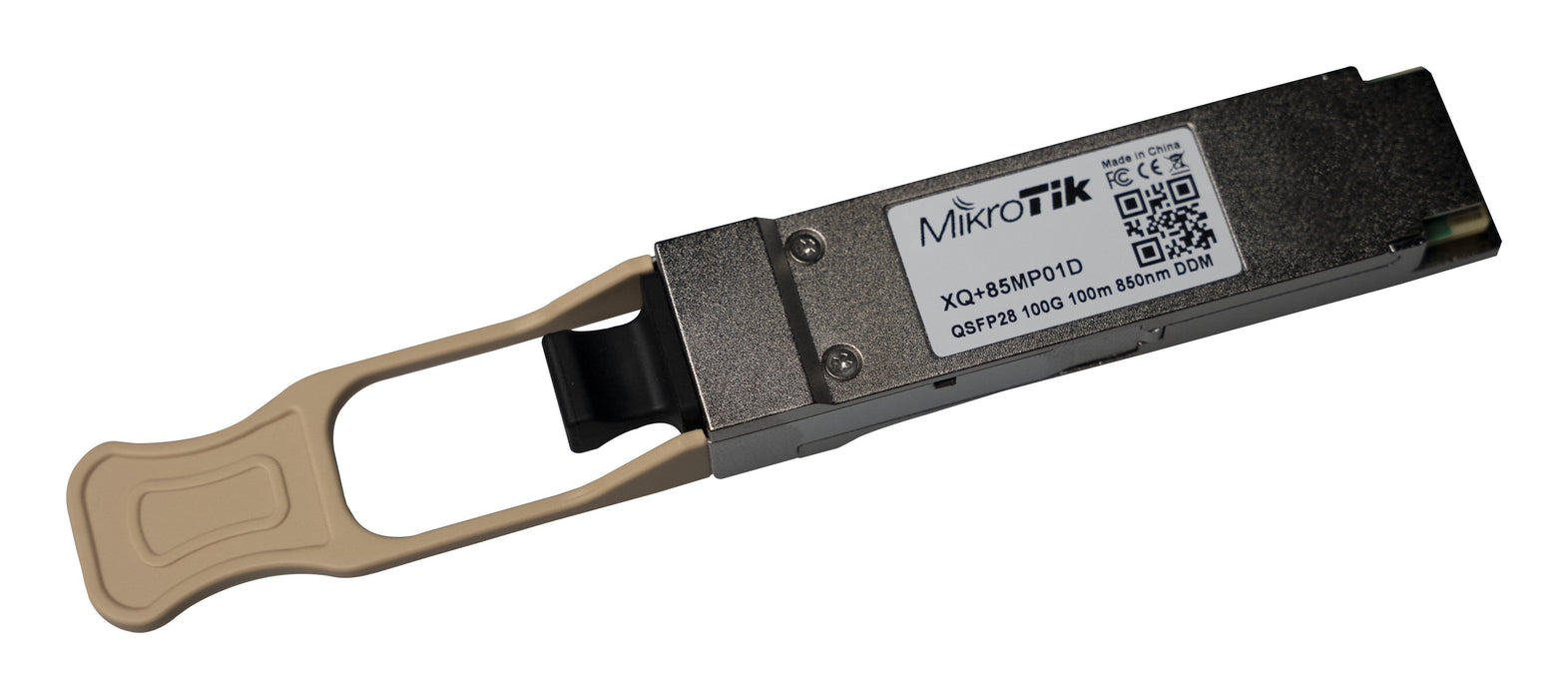 EAN 0708747440911 - Mikrotik XQ+85MP01D red modulo transceptor Fibra óptica 100000 Mbit/s QSFP28 850 nm imagen 1