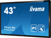 EAN 4948570120468 - iiyama T4362AS-B1 pantalla de señalización Panel plano interactivo 108 cm (42.5") IPS 500 cd / m² 4K Ultr imagen 7