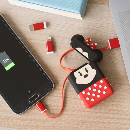 EAN 5060613319307 - Thumbs Up PowerSquad "Minnie Mouse" cable USB 0,6 m USB A USB C/Micro-USB B/Lightning Negro, Rojo imagen 2