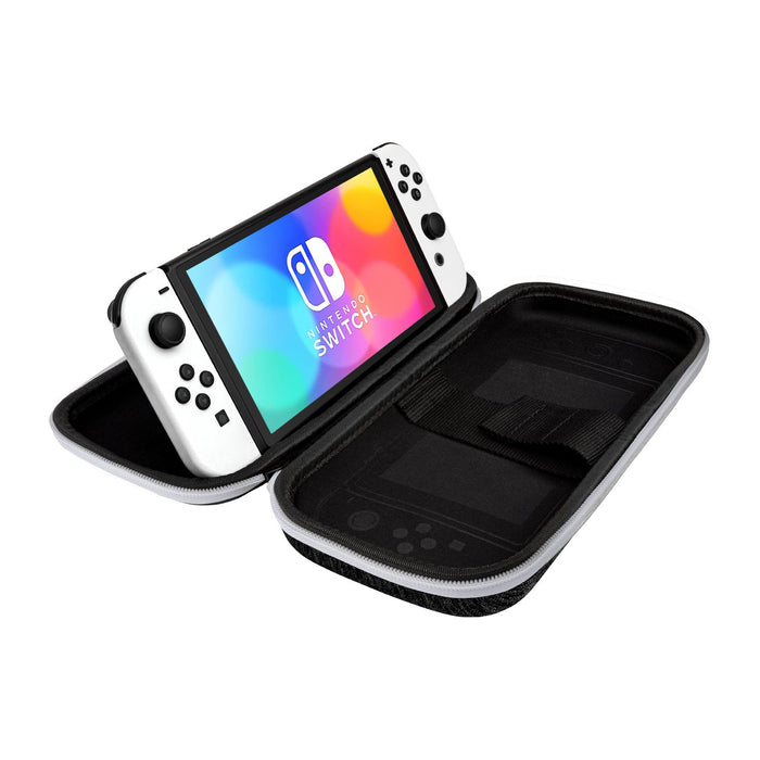 EAN 0708056068745 - PDP Slim Deluxe: Black & White Funda protectora rígida Nintendo Negro, Blanco imagen 8