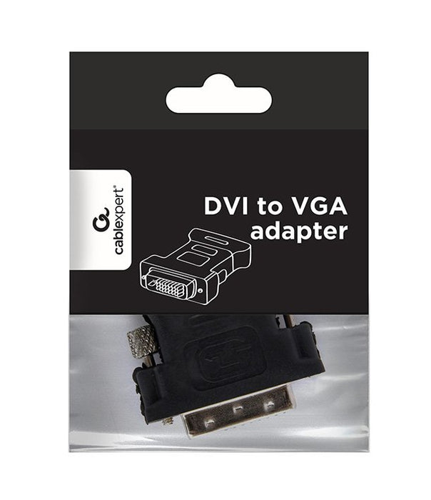 EAN 8716309091459 - Gembird A-DVI-VGA-BK cambiador de género para cable DVI-A VGA 15-pin Negro, Metálico imagen 1