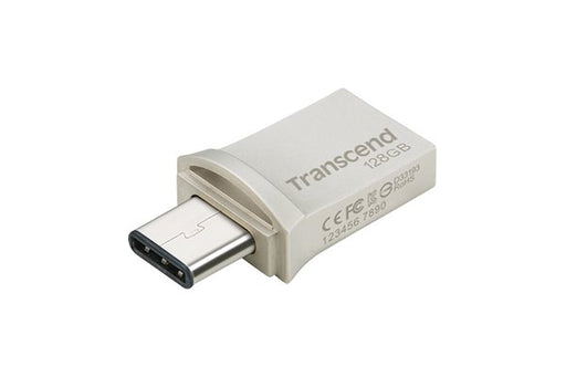 EAN 0760557846154 - Transcend JetFlash 890 unidad flash USB 128 GB USB Type-A / USB Type-C 3.2 Gen 1 (3.1 Gen 1) Negro, Plata imagen 2