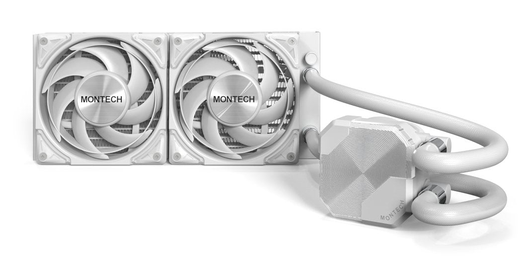 EAN 4710562744866 - Montech HyperFlow Silent 240 Procesador Sistema de refrigeración líquida todo en uno 12 cm Blanco 1 pieza imagen 3
