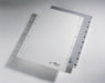EAN 4005546665580 - Durable 6511-10 Separador numérico con pestaña Polipropileno (PP) Gris imagen 3