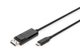 EAN 4016032481072 - Digitus AK-300334-020-S adaptador de cable de vídeo 2 m USB Tipo C Negro imagen 1