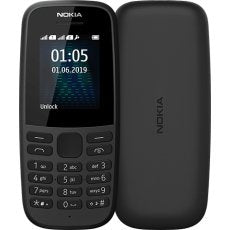 EAN 6438409036599 - Nokia 105 4,5 cm (1.77") 73,02 g Negro Característica del teléfono imagen 1