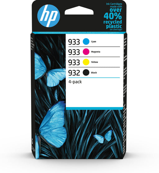 EAN 0195122352233 - HP 933 4-Pack CMY(3)/932 Black Original Ink Cartridge Combo cartucho de tinta 4 pieza(s) Rendimiento está imagen 1