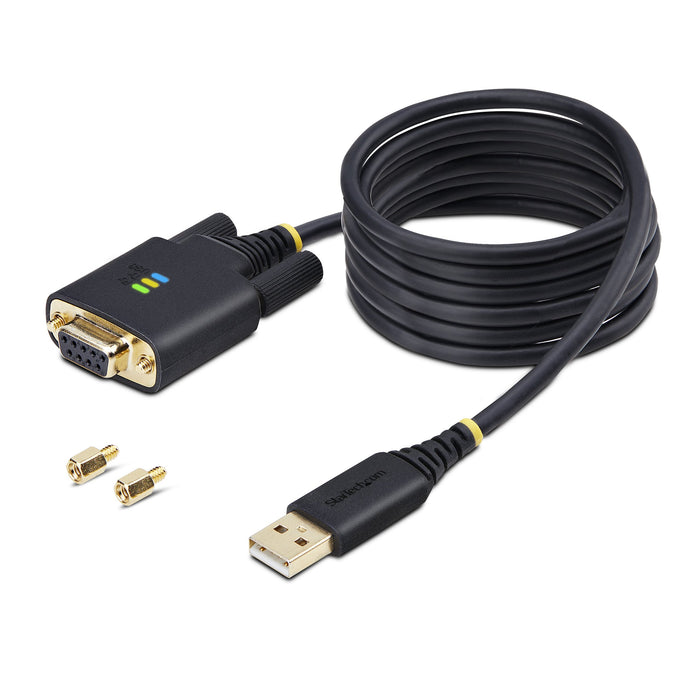 EAN 0065030903240 - StarTech.com 1P6FFCN-USB-SERIAL cable de serie Negro USB tipo A DB-9 imagen 9
