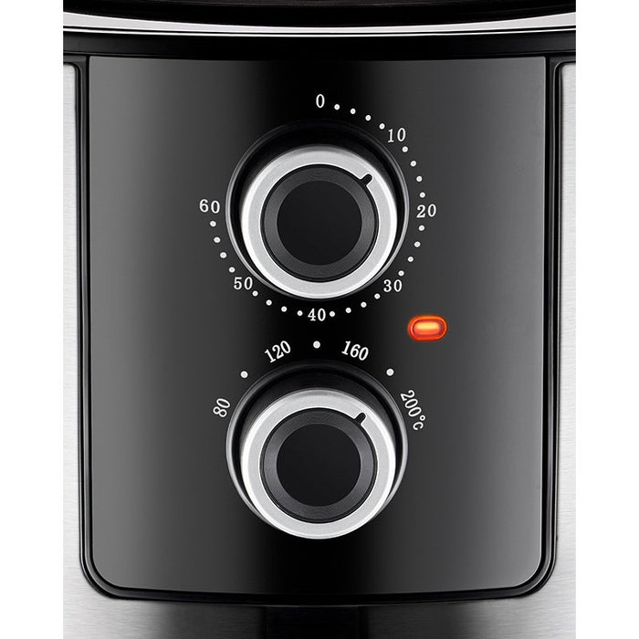 EAN 4011689586552 - Unold 58655 freidora Doble 5 L 1400 W Freidora de aire caliente Negro, Acero inoxidable imagen 8