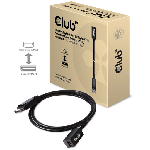 EAN 8719214471446 - CLUB3D cac-1120 1 m Mini DisplayPort DisplayPort Negro imagen 2