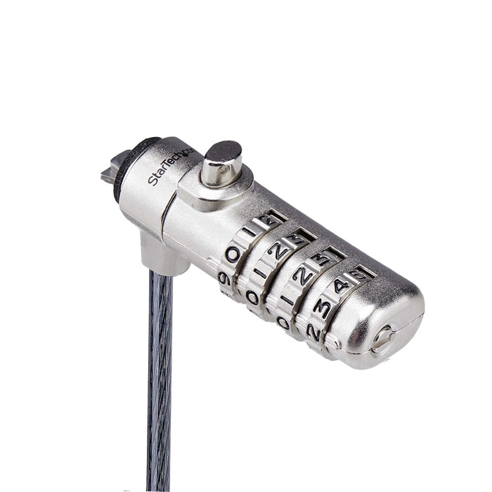 EAN 0065030900706 - StarTech.com SSTDC4D-LAPTOP-LOCK cable antirrobo Negro, Plata 2 m imagen 3