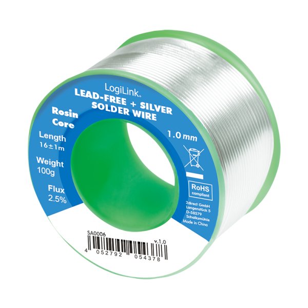 EAN 4052792054378 - LogiLink SA0006 Accesorio para estaciones de soldadura / soldadores Alambre de soldadura imagen 3