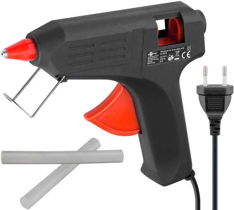 EAN 4040849591761 - Goobay 59176 pistola y lápiz de silicona caliente Pistola de cola termofusible Negro 20 W imagen 2
