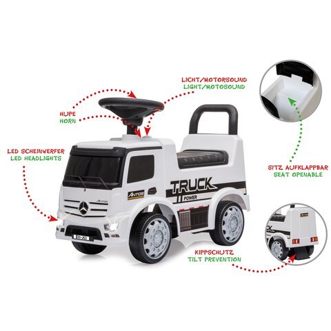 EAN 4042774463830 - Jamara Mercedes-Benz Antos Correpasillos con forma de camión de bomberos imagen 2