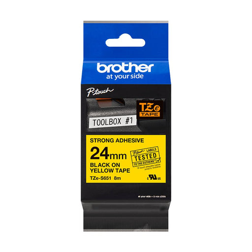 EAN 0012502626381 - Brother TZE-S651 cinta para impresora de etiquetas TZ imagen 2