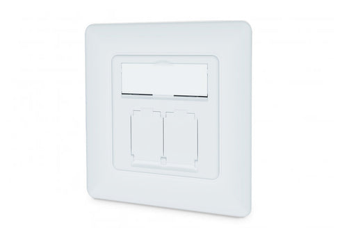 EAN 4016032485735 - Digitus DN-9010/8-2 toma de corriente 2 x RJ-45 Blanco imagen 1