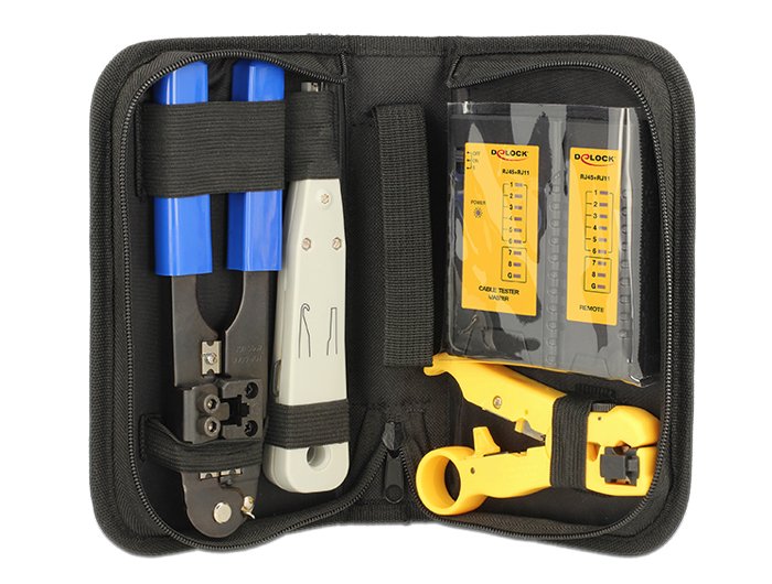 EAN 4043619861057 - DeLOCK 86105 kit de herramientas para preparación de cables Negro, Blanco imagen 1