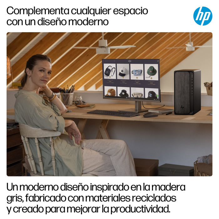 EAN 0199251514944 - HP OmniDesk Desktop M02-0012ns PC Windows 11 Home Torre AI PC imagen 8