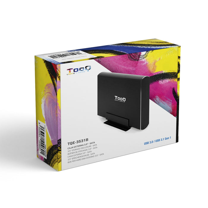 EAN 8433281009691 - TooQ TQE-3531B caja para disco duro externo Caja de disco duro (HDD) Negro 3.5" imagen 7