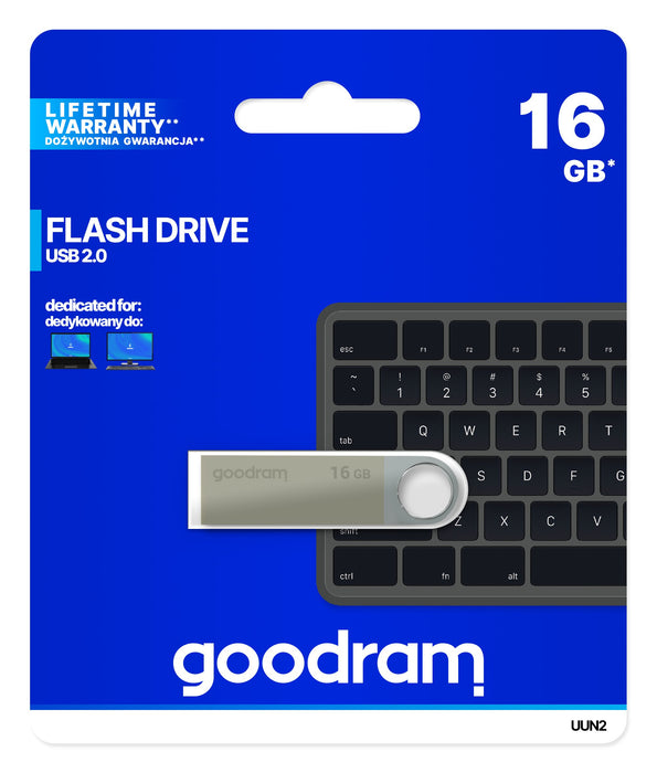 EAN 5908267920367 - Goodram UUN2 unidad flash USB 16 GB USB tipo A 2.0 Plata imagen 3