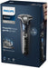 EAN 8720689008440 - Philips SHAVER Series 5000 S5885/10 afeitadora Máquina de afeitar de rotación Recortadora Negro, Azul imagen 2