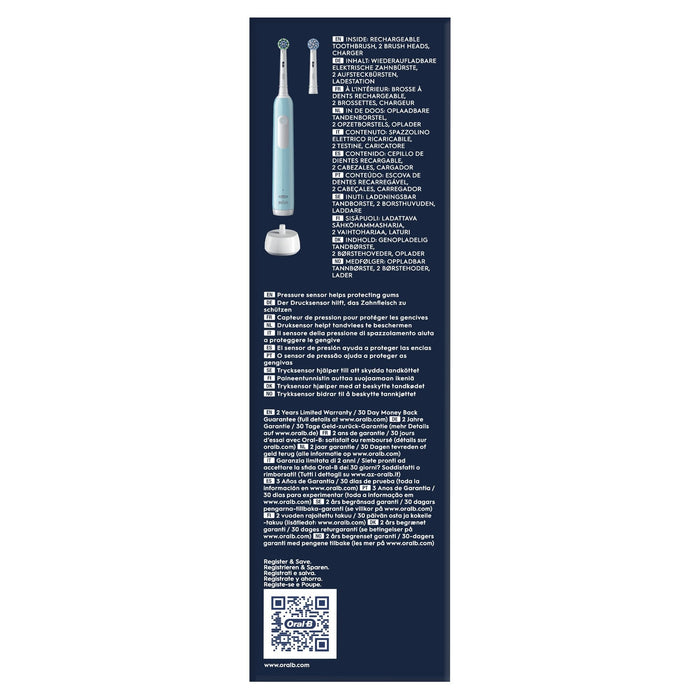 EAN 8006540771914 - Oral-B Pro Series 1 Adulto Cepillo de dientes oscilante Azul, Blanco imagen 5