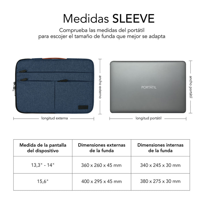 EAN 8436586742737 - SUBBLIM SUBLS-AP36052 maletines para portátil 39,6 cm (15.6") Azul imagen 7